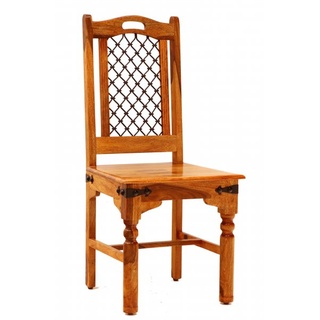 Stuhl Jali aus indischem Sheesham-Massivholz