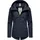 leichte Übergangsjacke kurz wasserdicht Parka mit Kapuze YOUMODO Navy24 6XL 52