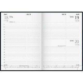 Rido, Kalender, Buchkalender A5 1T/1S 2024 (A5, Kein Einband)