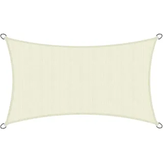 Sol Royal Sonnensegel rechteckig Creme HDPE