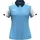 Poloshirt Damen Skyblue/Weiß/Marine L