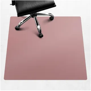 Tulup Bodenschutzmatte Teppich Für Bürostuhl Farbe Rosa Bodenschutzmatte Bürostuhl 100 cm x 100 cm