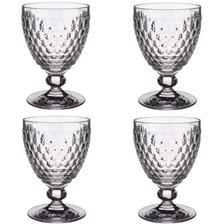 Villeroy & Boch Boston Weißweinglas, Porzellan, Weiß, 17 x 17 x 13 cm, 4 Einheiten