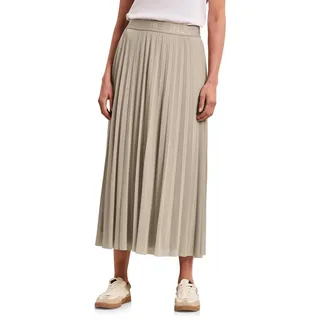 Damen Midi-Rock aus Mesh in Plisséestruktur - 42
