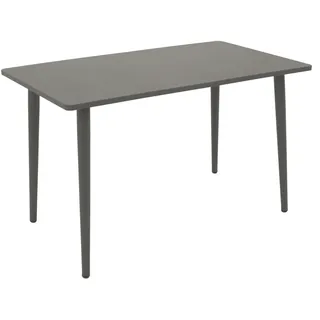 DEGAMO Tisch DENVER 70x120cm, Metall grau