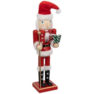 Atmosphera Createur d ́interieur Nussknacker, Mehrfarbig, Holz, 8x38x10 cm, Dekoration, Weihnachtsdekoration