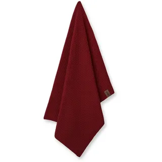 Humdakin - Küchenhandtuch aus Strick, 45 x 70 cm, maroon