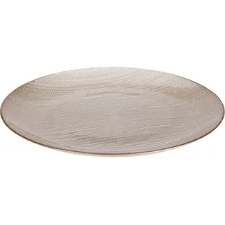 home&styling collection Glasflacher Teller 28 cm gold