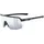 Sonnenbrille black matt Fahrradbrille grau/weiß