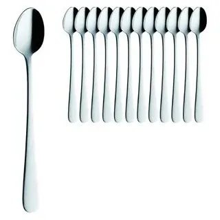 Solex Longdrinklöffel 12 St. Edelstahl 21 cm Silber poliert