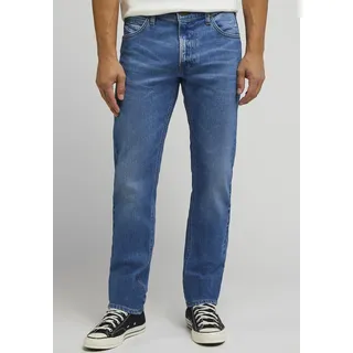 Regular-fit-Jeans LEE "DAREN ZIP FLY" Gr. 33, Länge 32, blau (indigo vintage) Herren Jeans Regular Fit