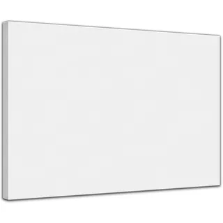 Leinwand in weiß, bemalbare Premiumqualität, aufgespannt auf Galerie Keilrahmen - Echtholz - 80x120 cm - 360g/m2 - fertig gerahmt, 6 Farben verfügbar