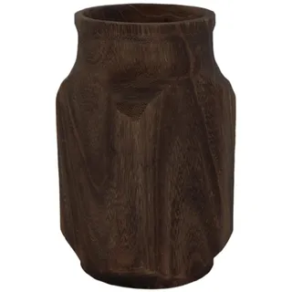 Holzblumenvase - Vase -Herzstück Rustikales Holz | Dekoration Home, Handgefertigte Braune Holzblumenvasen Für Schlafzimmer Counter Study Room Tabletop Wohnzimmer Mantel