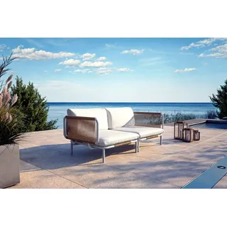 OUTFLEXX Gartenlounge-Set weiß