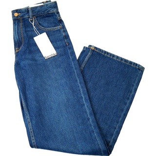 BERSHKA DENIM 90s wide Herren Hose Gr. 36