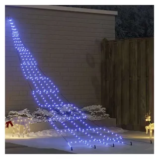 vidaXL LED Weihnachtsbaum mit Erdspießen 511 cm Blau