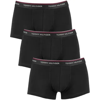 Tommy Hilfiger Herren Boxershorts Trunks Unterwäsche, Mehrfarbig (Black), M - M