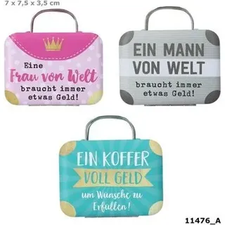 DEPESCHE WUNSCHERFÜLLER Geldkoffer Blau/Gelb/Rot