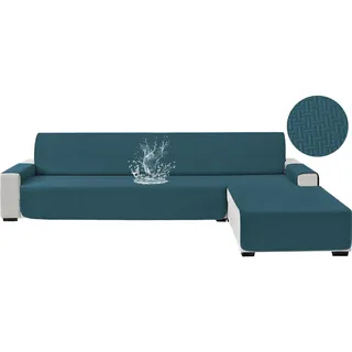 Ecksofa Überwurf L Form 2 Sitzer Dunkelgrün Wasserdicht & Rutschfest