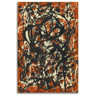 Mioedi Jackson Pollock (Nummer 01) Künstler-Poster, Kunstwerke, Bild, Druck, Wandkunst, Gemälde, Leinwand, Geschenk, Dekoration, Zuhause, dekorativ, 60 x 90 cm