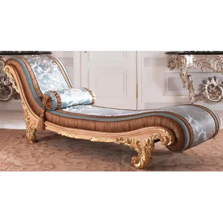 aea Liege Art déco braune Komfort Luxus Liegen Relax Chaiselongue Italienische Möbel
