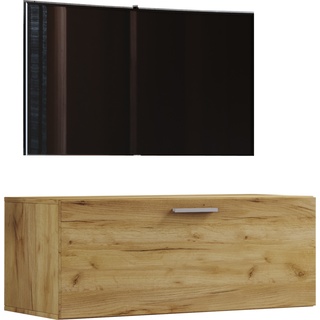 Vcm Holz Tv Wand Lowboard Fernsehschrank Fernso (Farbe: Honig-Eiche  Größe: 95)