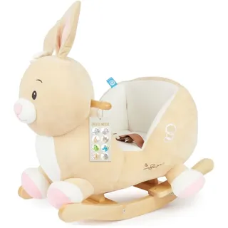 Bieco Spielwaren Schaukeltier Hase Hopsi in Beige | Gr.: onesize