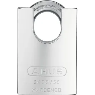 ABUS 34CS/55 Platinum Vorhangschloss Stahl, extra Bügelschutz, inkl. 2 Schlüssel