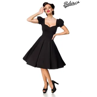BELSIRA Trachtenkleid Belsira - Kleid mit Puffärmeln - (3XL,4XL) schwarz 3XL
