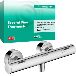 Hansgrohe Ecostat Fine Duschthermostat Aufputz für 1 Verbraucher Chrom 13324000
