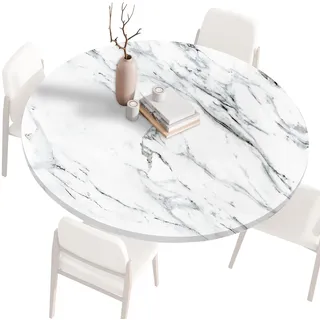 Gartentischdecke Rund Tischdecke Rund 140 120 80 60 cm, Spanntischdecke Rund Tablecloth, Tischdecke Rund Outdoor Abwaschbar Tischtücher, Round Table Cloth, Runde Tischdecke für draußen 80cm D