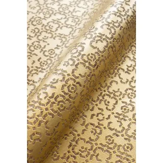 Newroom Vliestapete Shiba Tapete Metallic Glamour, Gold Tapete Glamour Glänzend - Metallic Grafiktapete Braun Grafisch Geometrisch Ornament Muster für Wohnzimmer Schlafzimmer Küche, Grafiktapete braun 0.53 m x 10.05 m