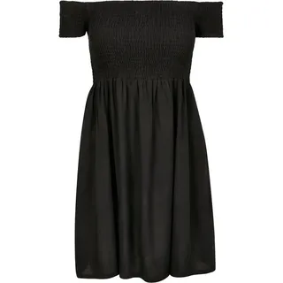 URBAN CLASSICS Moked Kleid Black XS