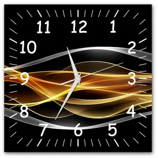 Bilder-Manufaktur Wanduhr bm-10647 (BM, leises Funkuhrwerk oder Quarzuhrwerk, kein Ticken, lautlos)