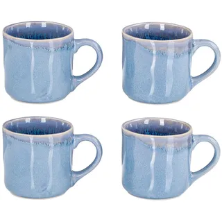 levandeo Becher 0,35 l Blau 4 St.