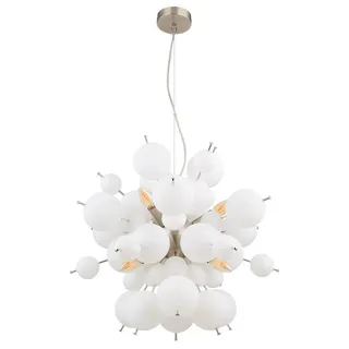 GLOBO UDO 6-flg. 55 cm rund silber