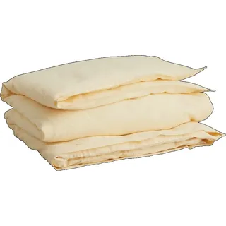 GANT Baumwoll-Leinen Bettdeckenbezug einzeln Farbe Butter Yellow Größe 135x200