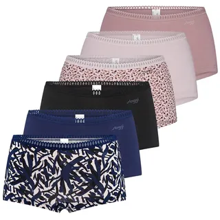 Sloggi 3er Pack GO Crush - Damen - Short Slip - Unterhose - Unterwäsche - Atmungsaktiv - M