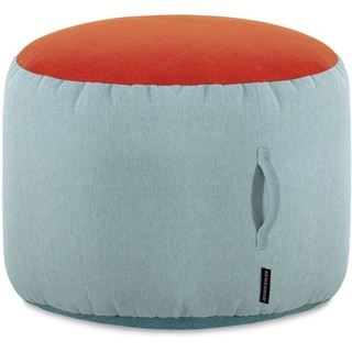 REMEMBER PoufPouf "Sky" - H 40 - hochwertiger Sitzhocker