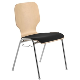 Stapelstuhl »my Dario« mit Sitzpolster schwarz, mayer Sitzmöbel, 46 cm