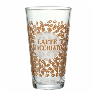 Ritzenhoff & Breker Latte-Macchiato-Glas Happy - Bean, Glas weiß