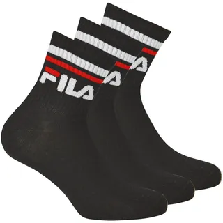 Fila Socken 3er Pack Schwarz 35-38