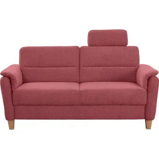 Home Affaire Couch Mikrofaser 3-Sitzer Rot