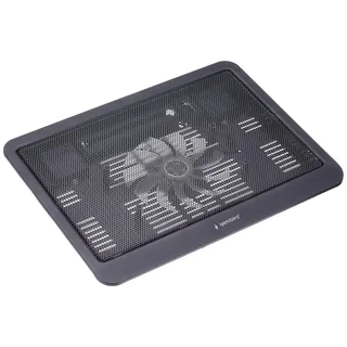 Gembird NBS-1F15-03 Notebook-Kühlpad 38,1 cm (15 Zoll) 1000 RPM Schwarz - Notebook-Kühlpads (38,1 cm (15 Zoll), 1 Stück(e), 12,5 cm, 1000 RPM, 20 cfm, 0,55 m)