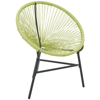 DOTMALL Gartenstuhl Acapulco, Loungesessel für Terrasse, Garten, 1 Stück grün