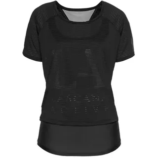 LASCANA Funktionsshirt Schwarz XS