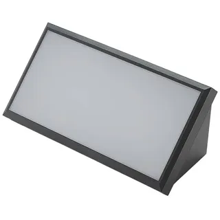 LINDBY Außenwandleuchte Kunststoff 13,8 cm 1 x 18 W LED schwarz