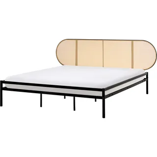 Beliani Boulin 180 x 200 cm Schwarz