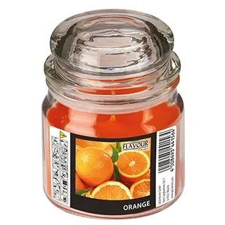 Papstar Flavour Duftkerze 120 mm orange 4 St.