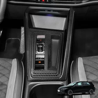 FUEISOF Mittelkonsole Schalttafel Abdeckung Getriebeabdeckung Für VW Golf 8 MK8 2021-2026 Innenraum Zubehör (Karbonoptik)